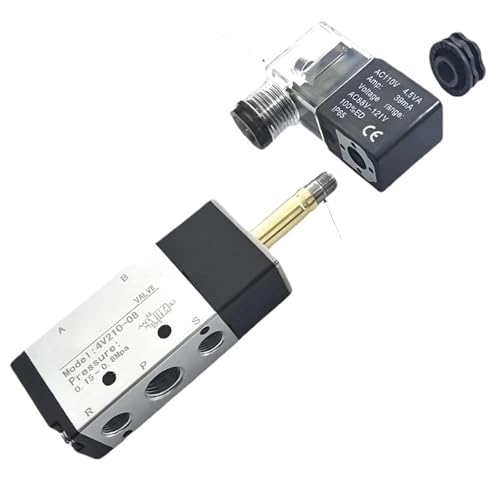Électrovanne 5/3 voies 4V330C-10 stable pour automatisme industriel