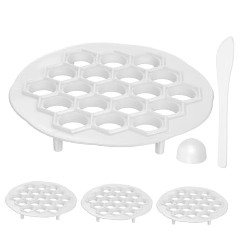 PRETYZOOM 4 Sets Dumpling Maker Tool Quick Homemade Ravioli and Dumpling Mold for Kitchen Compact Design for Easy Storage for Family Dinners and Social Events