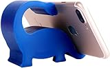 Plinrise Animal Desk Phone Stand, Update Dinosaur Stripe Silicone Office Phone Holder, Creative Phone Tablet Stand Mounts, Size:1.3