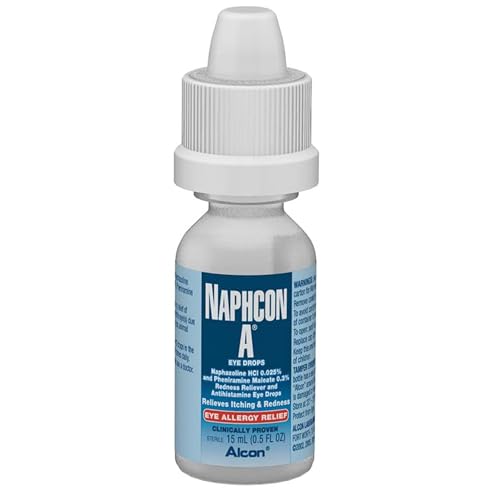  Alcon Naphcon Eye Drops Allergy Relief for Seasonal Allergies
| Alcon Naphcon Eye Drops 15 ml Allergy Relief Eye Drops
