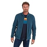 TOG24 Revive Mens Fleece Jacket Outdoor Microfleece Jackets with Full-Zip Lightweight & Warm, Anti-Pill Fabric for Hiking Trekking Camping Sport Petrol Green 4XL