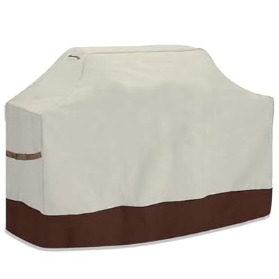 Grill Cover 58 inch, Waterproof BBQ Cover for Outdoor Gas Grill, Compatible with Weber Genesis II, LX 300 Series and Genesis 300 Series, Fade Resistant, Compared to 7130