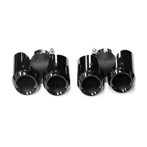 Embout d'échappement Land Rover Defender en acier inoxydable premium noir