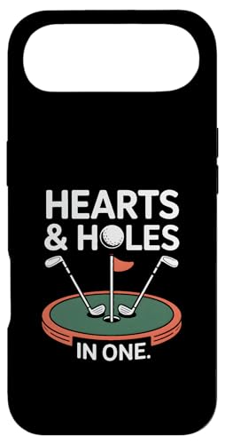 Hearts & Hole In One Funny �J�b�v�� �S���t �X�}�z�P�[�X iPhone Air �p