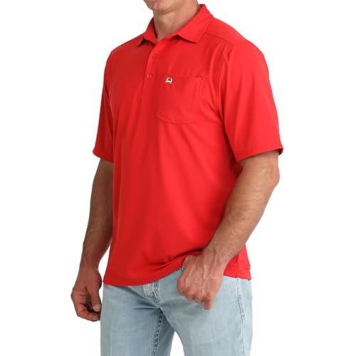 Polo Rojo con Bolsillo para Hombre Cinch miniatura 4