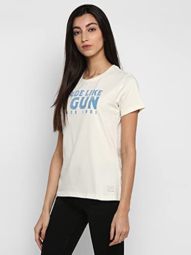 Image of Royal Enfield MLG Crew T-Shirt Off White L