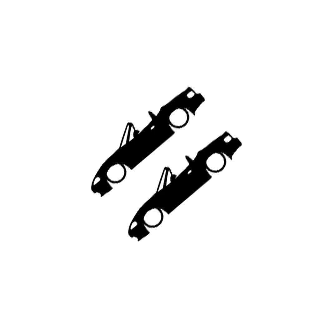 for Mazda MX-5 MX5 Sport Styling Decor Decals Car Outline Sticker(Glossy Black,60x16.8cm)