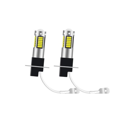 Ampoule LED H3 antibrouillard voiture 10smd blanche pack de 2