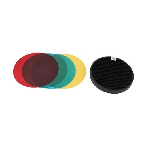 Gels de couleur pour photographie et grille nid d'abeille Socobeta pour flash AD200 / AD200pro
