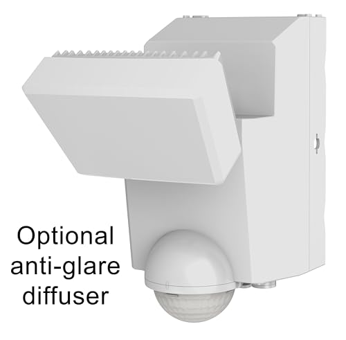 White IQ PIR Solar Powered Security Light, Outdoor Security Wall Light, Exterior Solar Powered PIR Motion Sensor - Image 2
