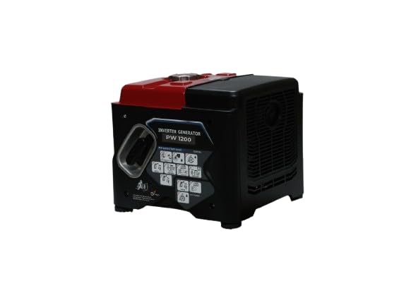 Poweris PW 1200 Inverter Generator, 800 VA Rated Output, 900 VA Max Output, 56cc Displacement, Recoil Start, 13.5 Kgs-image-28
