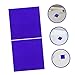 Yardwe 2pcs Cobalt Glass Plates for Flame Color Reaction Demonstration Chemistry Glass for School Labs Heat Resistant Experiment Tool Interactive Learning Accessory