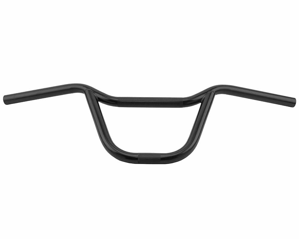 ALTALINE Bicycle Black Steel Freestyle Handlebar 22.2mm Clamp Diameter