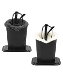 JAVOedge [2 PACK], Soft Plush Lining (White, Gray) Eyeglass Stands holder Case For Desks Or Nightsta