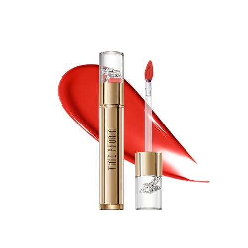 Image of Elixir Velvet-Shine Switching Lip Tint, 2-in-1 Velvet & Shine Vibrant Orange Lip Cream, Hydrating Long Lasting Liquid Lipstick, Blurs Lip Lines, Lightweight with Vitamin E 003 Rubium