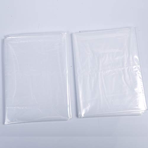 Kingplast 2 Pack Plastic Chair Cover For Moving And Storage, 46"X 76" Plastic Furniture Covers For Indoor Outdoor Patio #TOP1