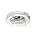 ZCX Deckenventilator Lüfter elebler Schlafzimmer Decke intelligente unsichtbare ladende Lüfterbeleuchtung Modern minimalistisch LED Raumlicht Deckenventilator Licht (Color : E)
