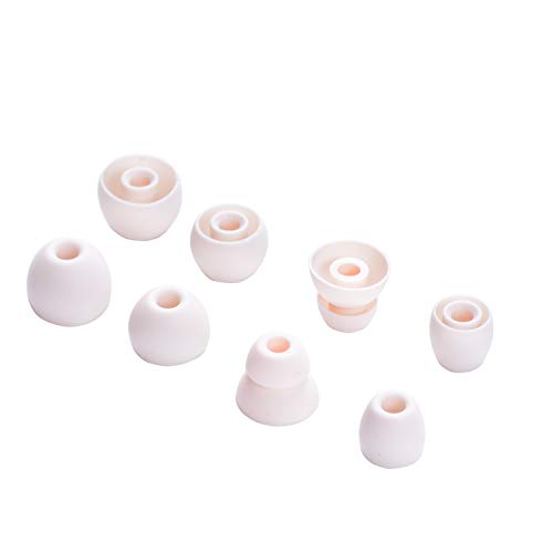 Replacement Eartips Silicone Earbuds Buds Set for Powerbeats Pro Beats Wireless Earphone Headphones,4 Pair (Lvory) - Image 4