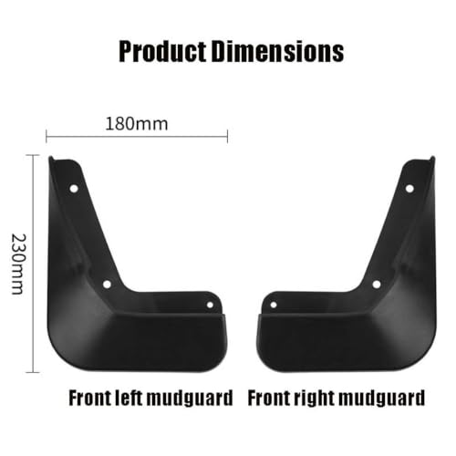 Faldones para el barro de alta resistencia adaptados para Buick GL8 2017-2018 3