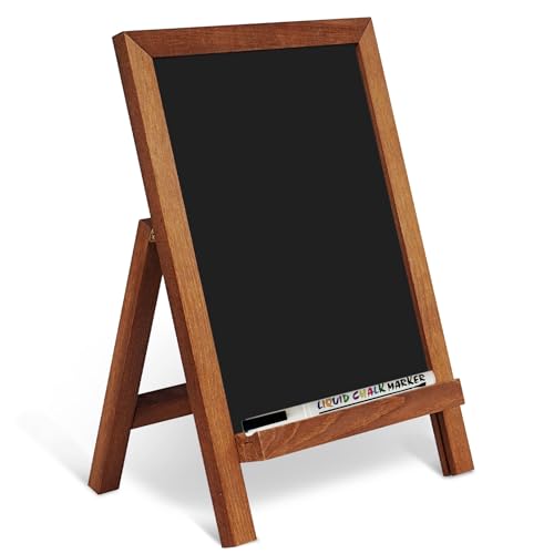 4 THOUGHT Small Tabletop Chalkboard Signs 9.5" x 14" Magnetic Min...