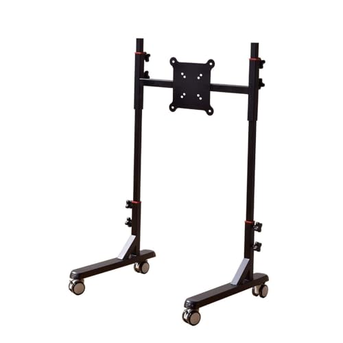 Soporte móvil para TV con ruedas ajustable 32 a 55 pulgadas miniatura 1