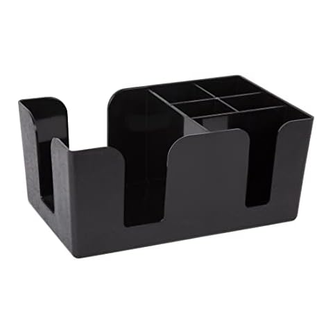 Olympia Kristallon Plastic Bar Caddy with Compartments Cover