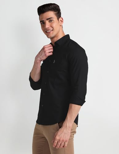 Image of U.S. Polo ASSN. Men's Cotton Slim Fit Shirt