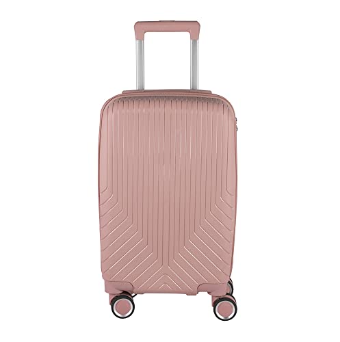 Mala de bordo em Polipropileno 4 rodas 360º - AeroMalas Sérvia (Rose)