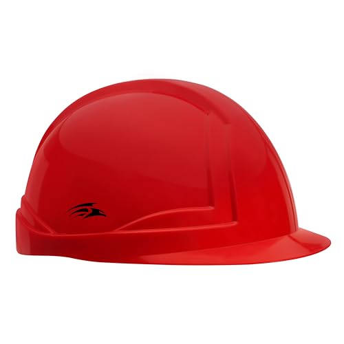 Image of PERF Safety Helmet for Construction & Outdoor Work|Easy 3D Fitting System for Any Head Size|Lightweight|8-Point Support Easy Impact Absorption Sweatband|Orbit-R|Red