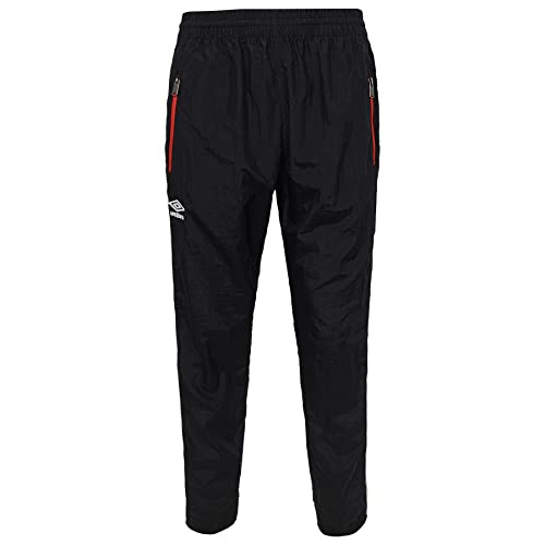 Umbro Boy's Youth (8-18) Diamond Jogger Pants, Black/White Large 14-16
