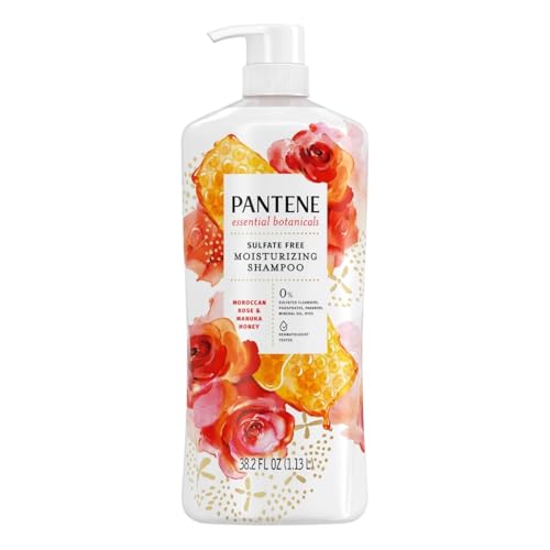Pantene Essential Botanicals Moroccan Rose & Manuka Honey Shampoo 38.2 Fl Oz