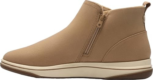 Clarks Women's Breeze Derby Ankle Boot, Camel, 8 - image 4