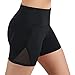 Guantes Deporte Pantalones Cortos de Yoga de Cintura Alta con Bolsillos Laterales Workout Corriendo Compression Athletic Biker Shorts Pantalones Pinzas Mujer