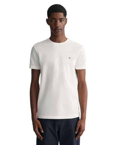 Gant Slim Pique SS T-Shirt Homme anti froissement confortable