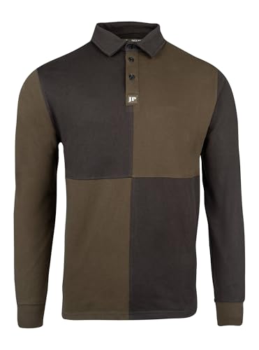 Polo de rugby haut de gamme en polycoton durable Jack Pyke vert