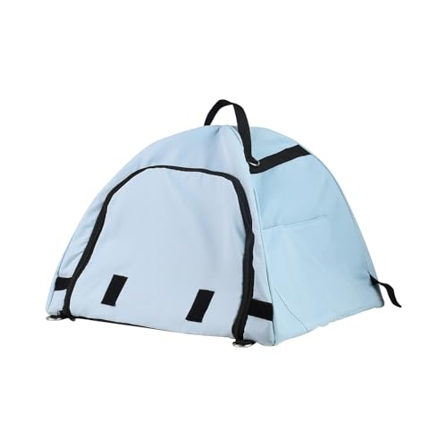 mipintura Laptop Sun Shade & Privacy Shield - Foldable Outdoor Sunscreen for 13-16 inch Notebook Computer, Waterproof, Portable Tent for Beach, Travel, Work Outside?Light Blue?