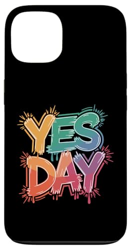 Yes Day カラフル スプラッシュ 大胆な表現 スマホケース iPhone 13 用