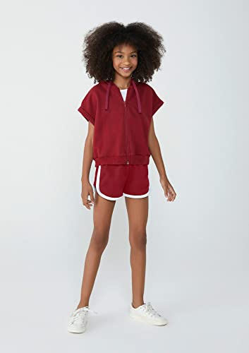 Shorts Básico Infantil Menina Em Moletom