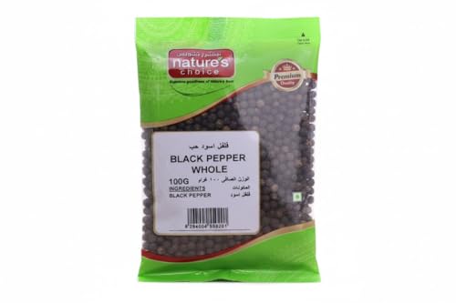 Natures Choice Black Pepper Whole 100g
