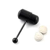 Black Stainless Steel Vibrating Tongue Rings Stud Barbell Body Piercing Kit