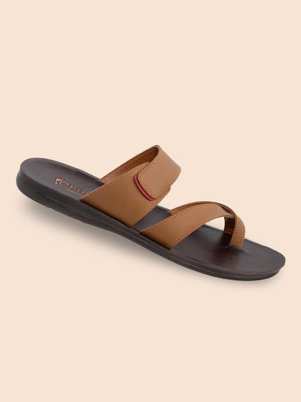 Image of Chips Men's BLACK Lightweight Slip-on Sandal Casual (HR91)