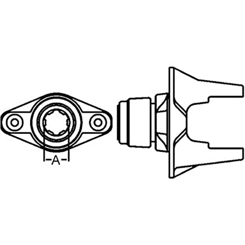 Stevens Lake Parts A-104-4406-AI Ball Shear Clutch, 44 Series, 1 3/8