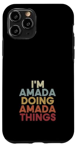 Amada Name Amada Personalized Name First Given �X�}�z�P�[�X iPhone 11 Pro �p