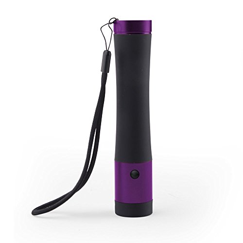 SG-GDI200HVPR Ultimate Stun Gun for Women, Guard Dog Ivy, with Bright 200 Lumens LED Flashlight, Concealed High Voltage, Rechargeable, Purple