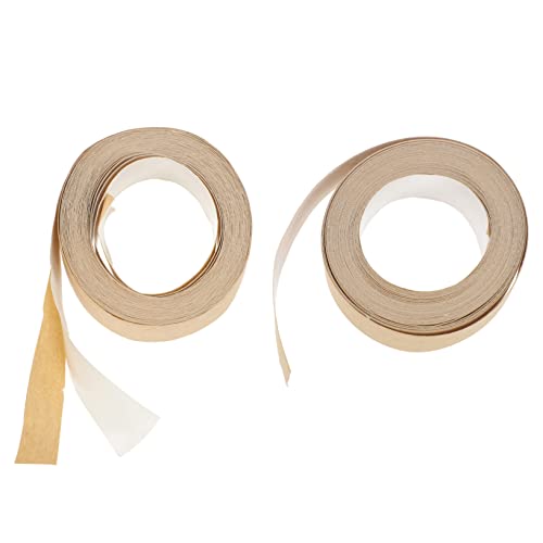 BUTIFULSIC Self Adhesive Lampshade Edge Tape Brown Fabric Edging Light Shade Accessory Home Decor