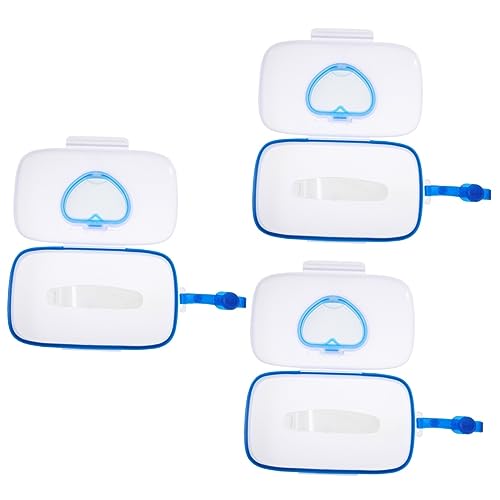 Toyvian 3 Piezas Amor Caja De Pañuelos Húmedos Cama De Bebé Portátil Toallitas Portátiles Cuna De Viaje Portátil Dispensador De Toallitas Húmedas Contenedor De Toallitas Cuna De Viaje