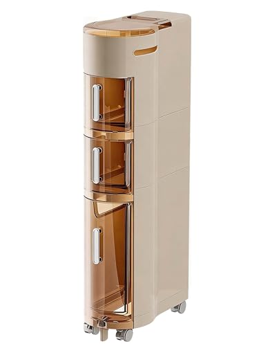 MIMOCASA Cajonera Estrecha con Ruedas: Cajoneras