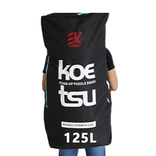Mochila inflable para tabla de remo | Bolsa de viaje de 125 l | Mochila de paddle Board con acolchado de espuma | Tela Oxford resistente con correas ajustables y bolsillos laterales