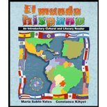 Paperback El mundo hispano: An Introductory Cultural and Literary Reader Book
