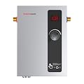 thermomate Tankless Water Heater Electric, 11kW at 240 Volt, On Demand Instant Hot Water Heater for Point of Use, Self-Modulating Save Energy, Save Space, 2.15GPM at 35°F Rise